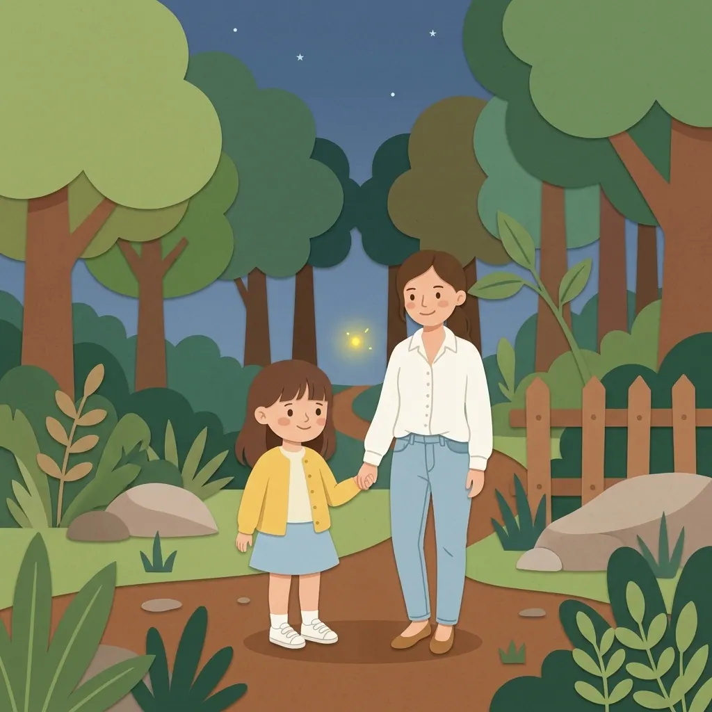 Couverture exemple Lina et maman sous l’étoile du soir